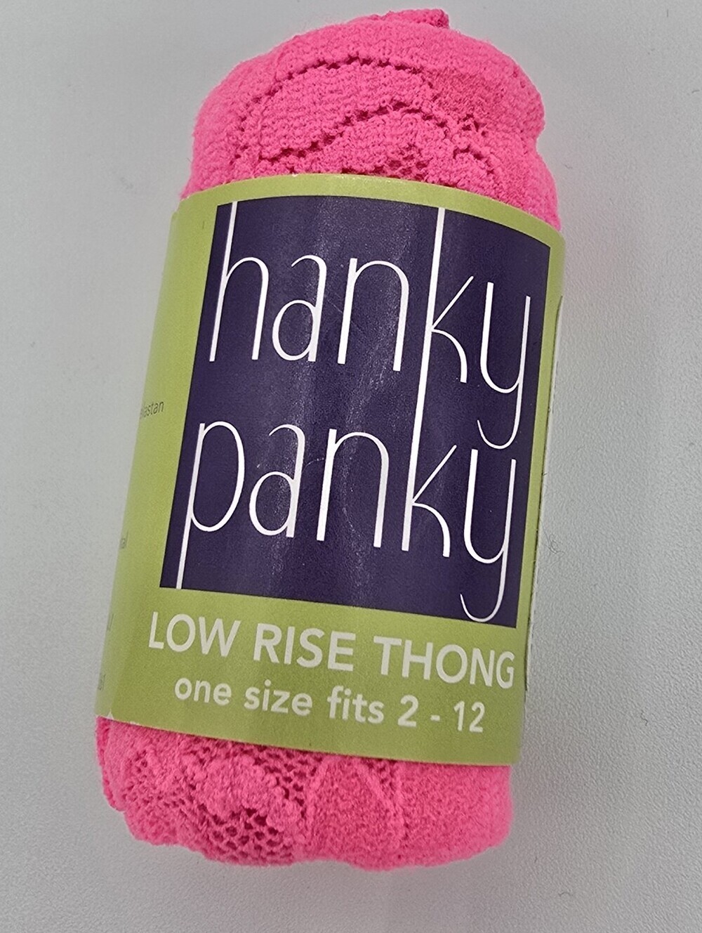 Hanky Panky - (NWT) Hot Pink Lace Low Rise Thong